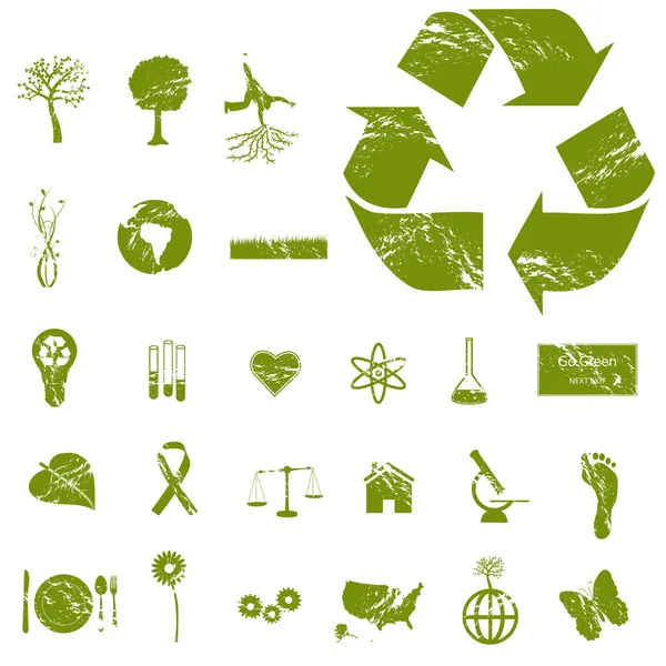 Projekt ekologicznego ikony — Wektor stockowy