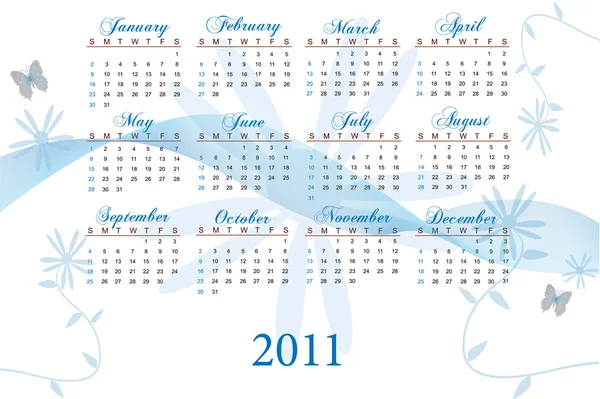 stock vector 2011 Calendar