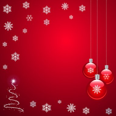 Red Christmas Background clipart