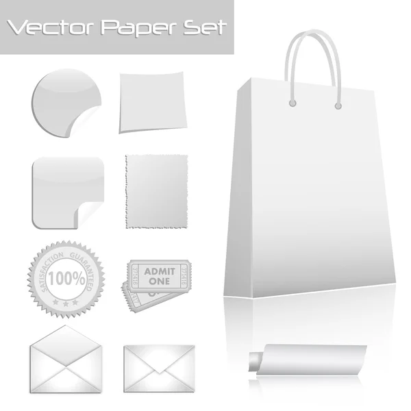 Set de papel vectorial — Archivo Imágenes Vectoriales