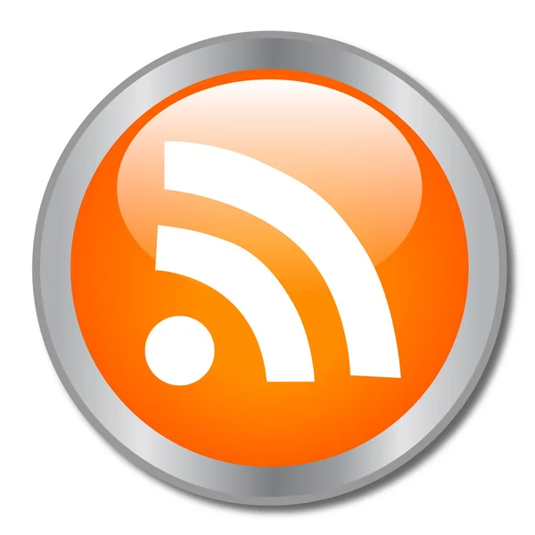 RSS кнопка — стоковый вектор