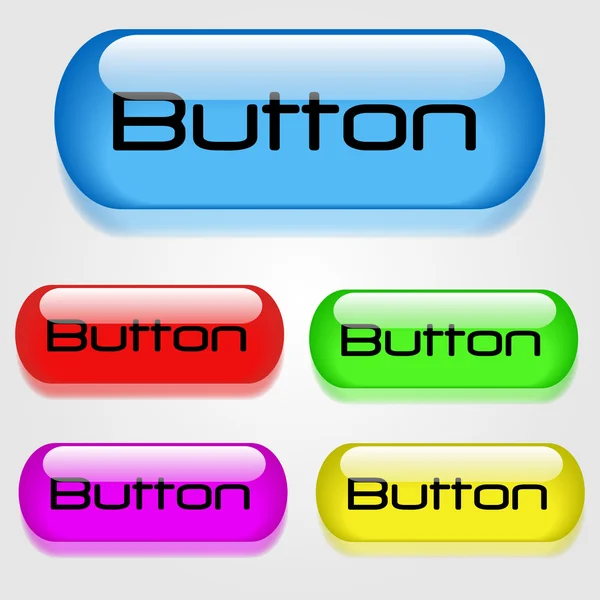 Web Buttons — Stock Vector