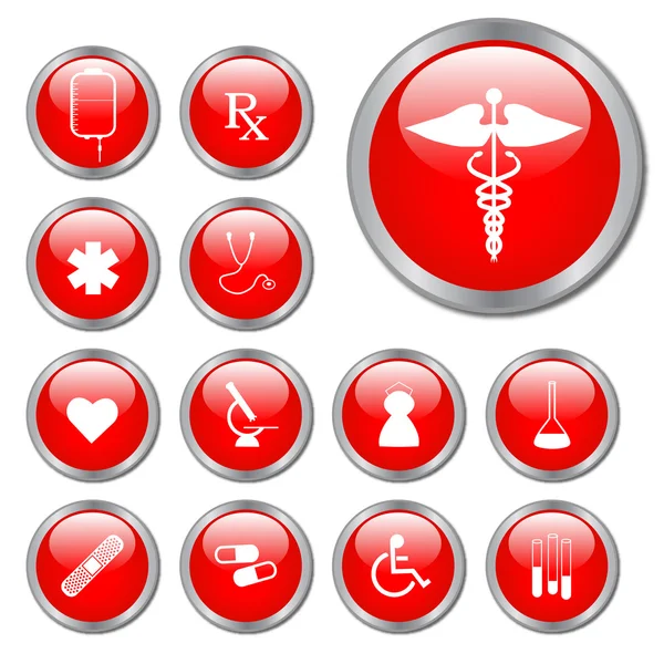 Medical Buttons — Stock Photo, Image
