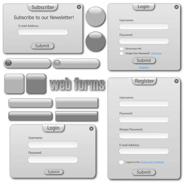 Modèle Web — Image vectorielle