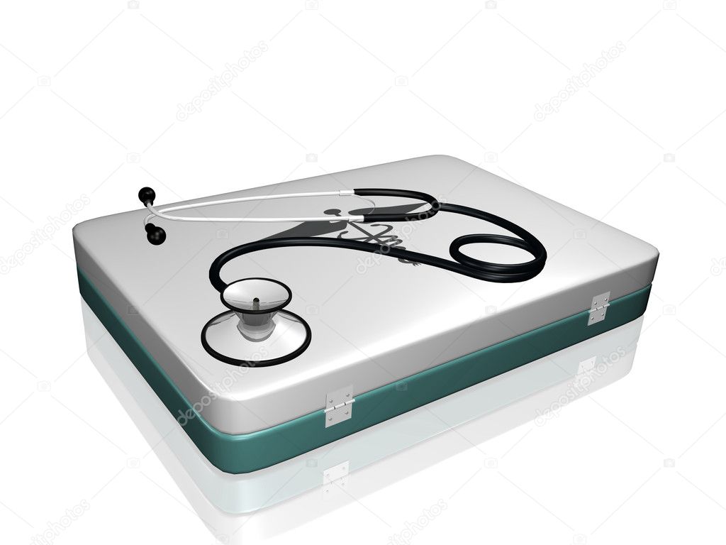 Stethoscope and Medical Kit