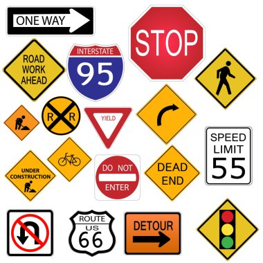 Road Signs clipart