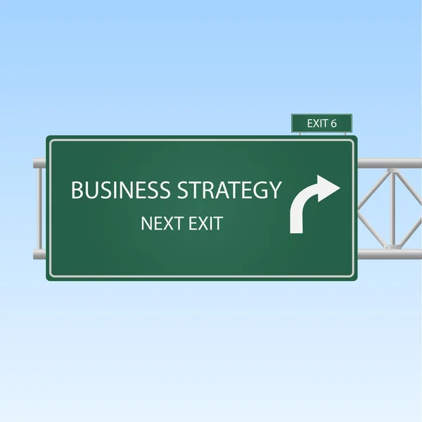Strategia aziendale — Vettoriale Stock