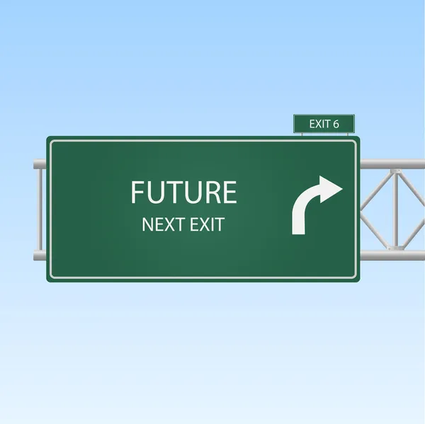 Znak przyszłości — Wektor stockowy