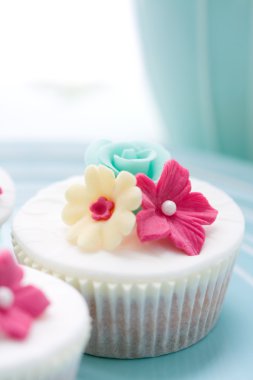 Cupcakes for a baby shower clipart