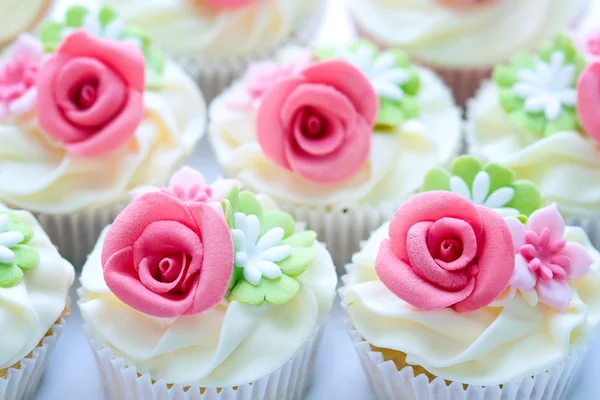 Bruiloft cupcakes — Stockfoto