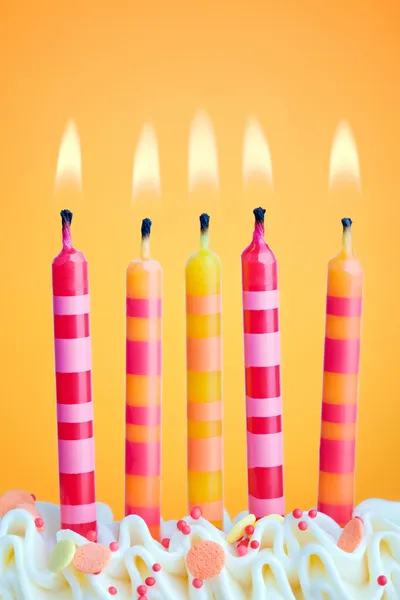 День народження свічки — стокове фото