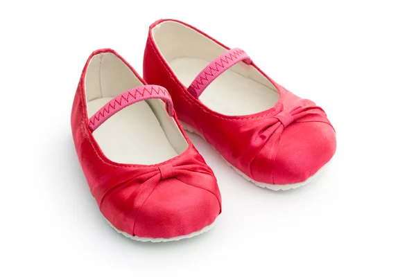 Red baby shoes — Stock Photo, Image