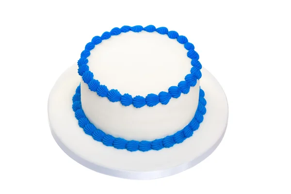 空白の誕生日ケーキ — ストック写真