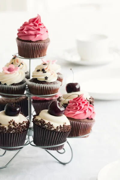 Carrinho de cupcake — Fotografia de Stock