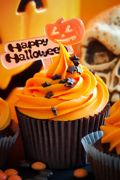 Buon Halloween cupcake — Foto Stock