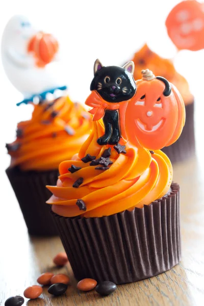 Halloween cupcakes — Stockfoto