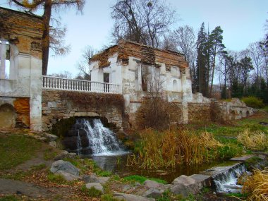 Ruins of the arboretum in Alexandria clipart