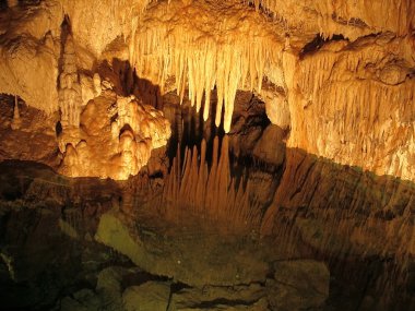 Cave interior clipart