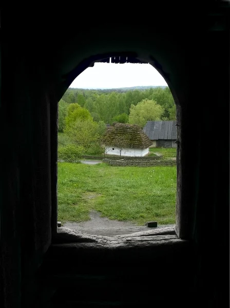 Vista desde la puerta — Foto de Stock