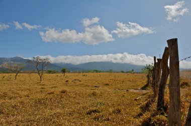 Landscape of a farm pasture. clipart