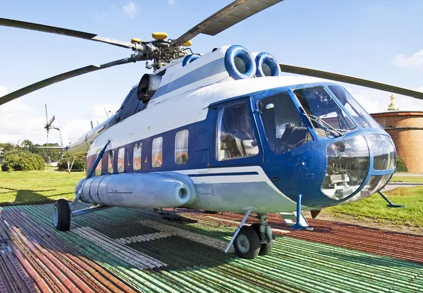 Вертолет в России — стоковое фото