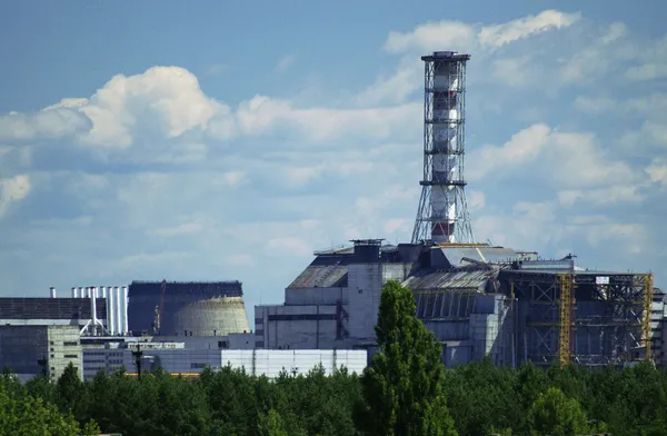 Centrale nucleare di Chernobyl — Foto Stock