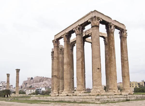 Храм Зевса, Афины, Греция — стоковое фото