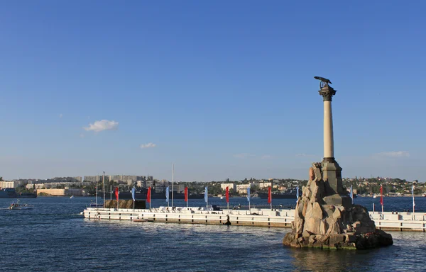 Пам'ятник Затопленим кораблям — стокове фото