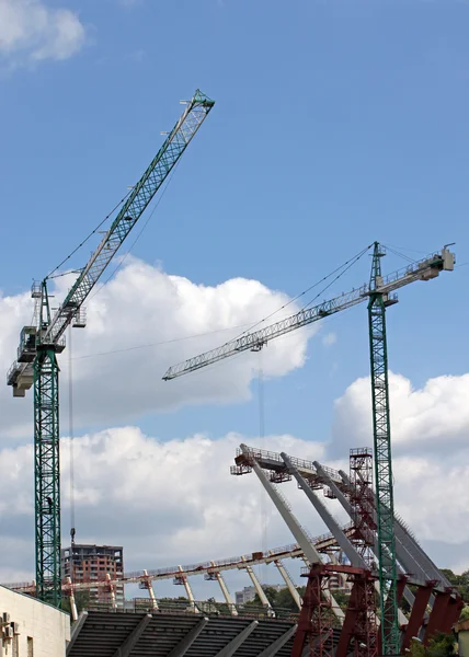 stock image Construction of a stadium