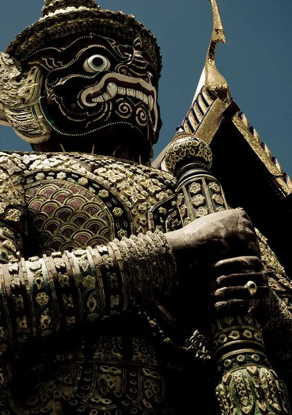 Estátua da guarda tailandesa — Fotografia de Stock