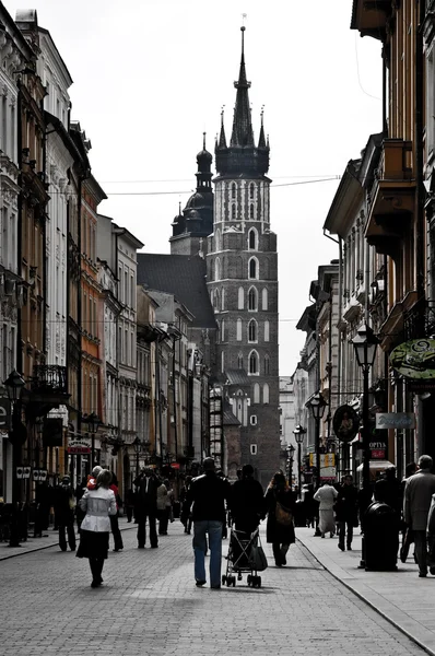 Cracovie vue sur la ville — Photo