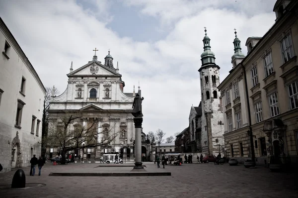 Widok na miasto Kraków — Zdjęcie stockowe