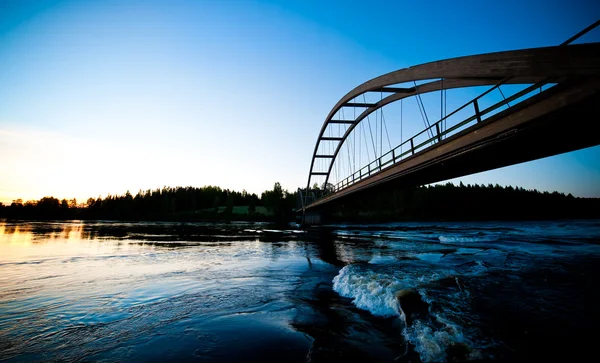 Ηλιοβασίλεμα γέφυρα — Φωτογραφία Αρχείου
