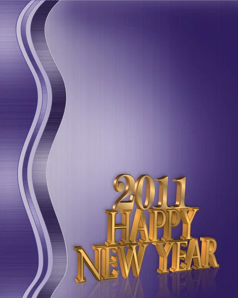 2011 Happy New Year background — Stock Photo, Image
