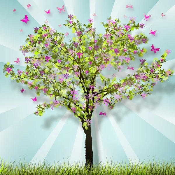 Jarní strom — Stock fotografie