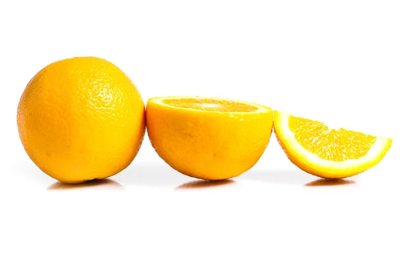 Fehérre izolált citrom — Stock Fotó