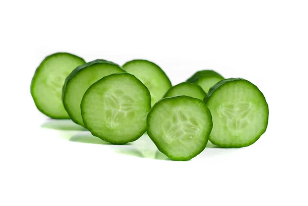 The sliced cucumber — Stock Photo, Image