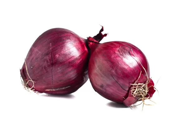 stock image Red onion, isolated against white background