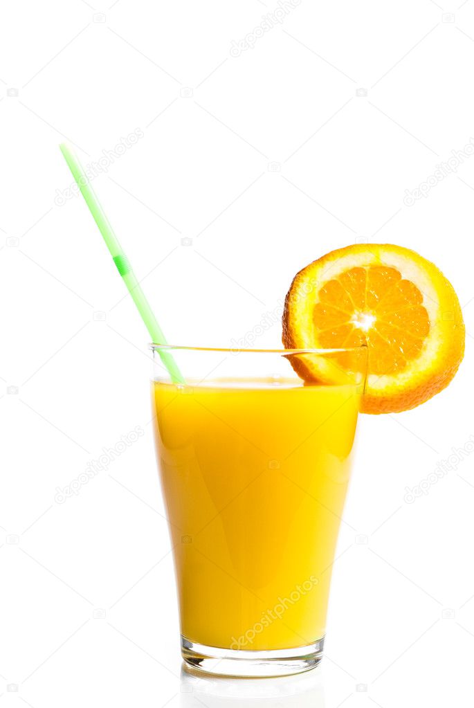 A glass 2024 of orange juice