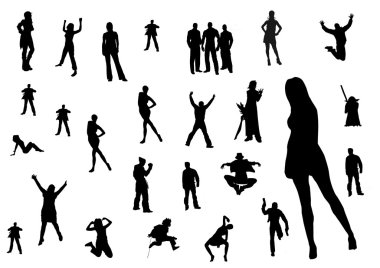 Silhouette of clipart