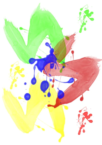 Colorful paint blot — Stock Photo, Image