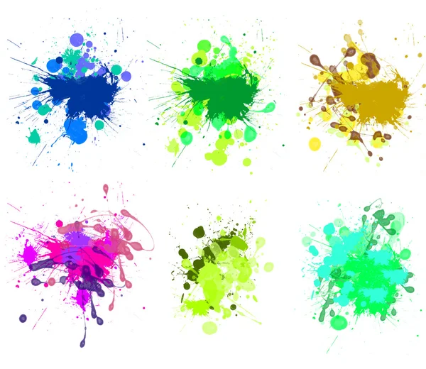 Paint Splats — Stock Photo, Image