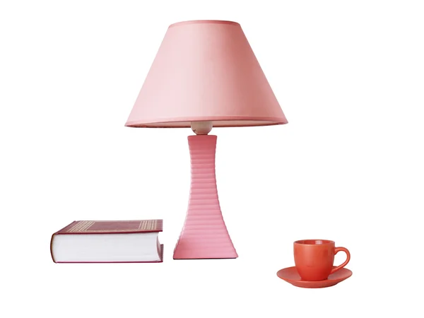 Lámpara de escritorio y la Biblia — Foto de Stock
