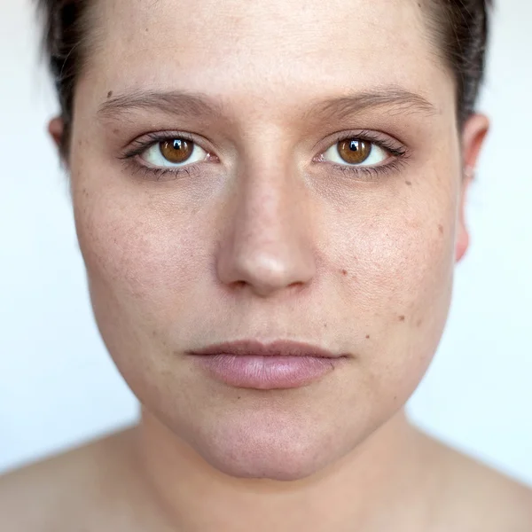 Frontal natural portrait — Stock Photo, Image