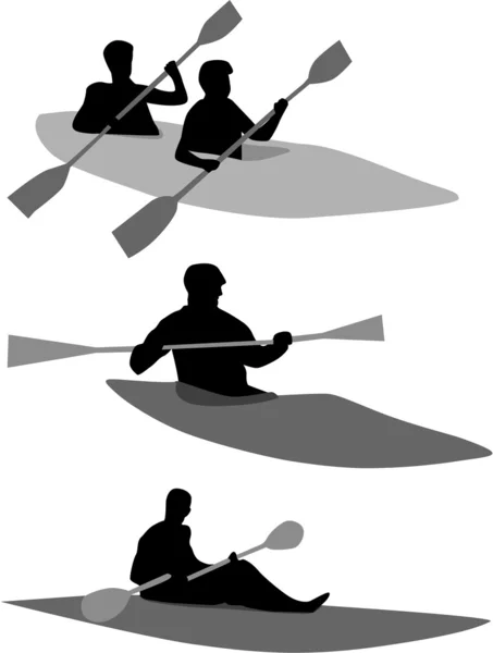 Kayak. — Vector de stock