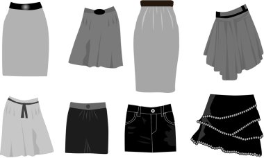 Skirts-icon vector