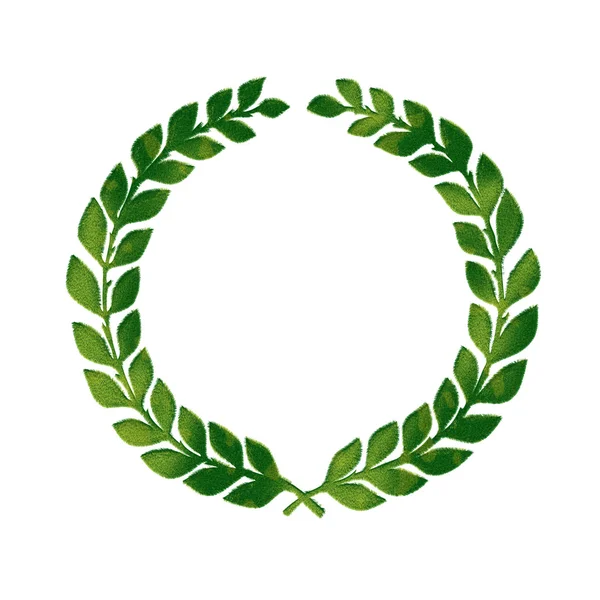 Recycle symbool gemaakt van gras — Stockfoto