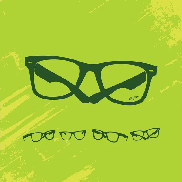 Serie de gafas de cadera — Vector de stock