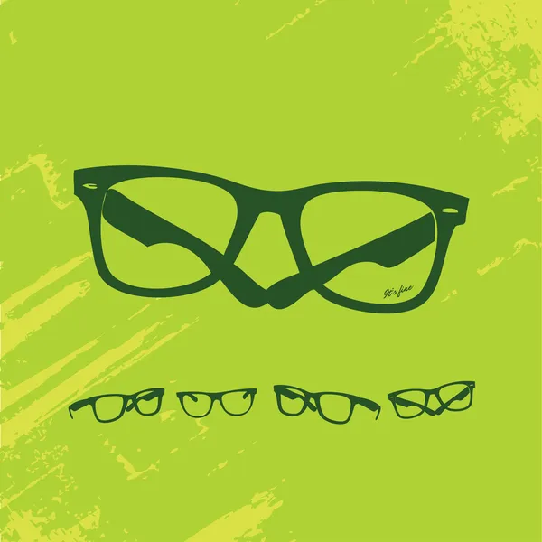Hippa glasögon-serien — Stock vektor