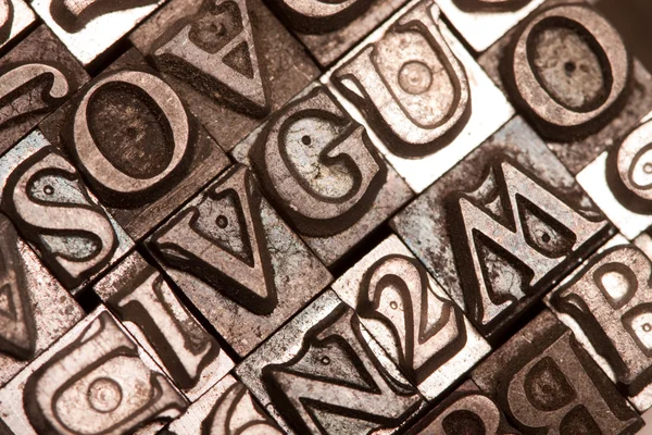 금속 typescript — 스톡 사진